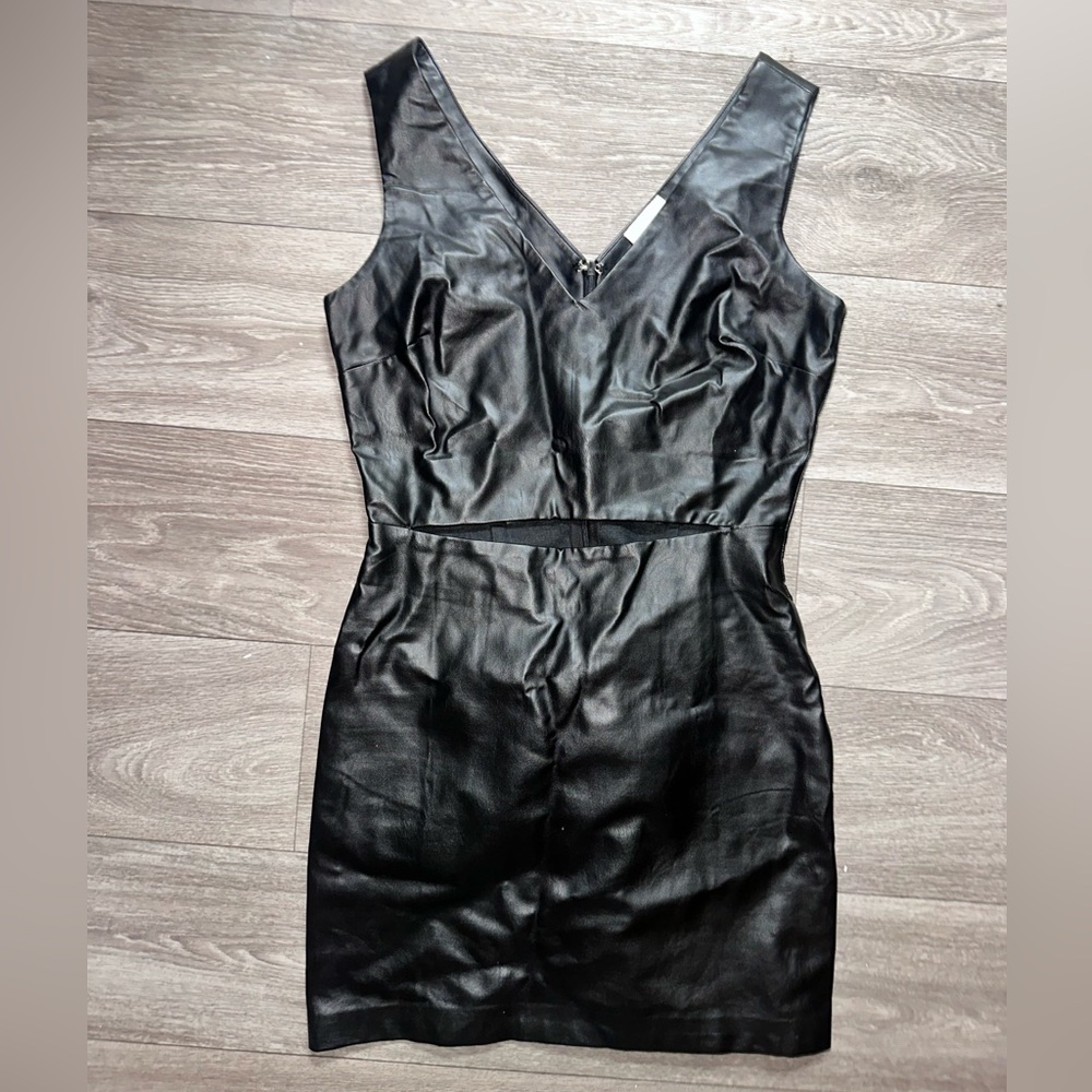 Buddy Love Black V-Neck Mini Dress